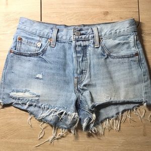 Levi’s 501 waveline denim shorts